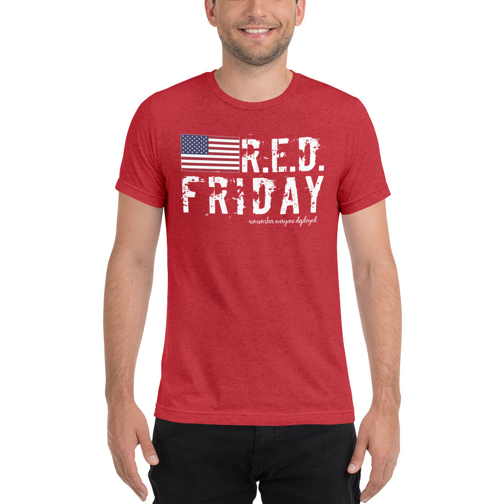 Red Friday Men's Tri-blend Tee