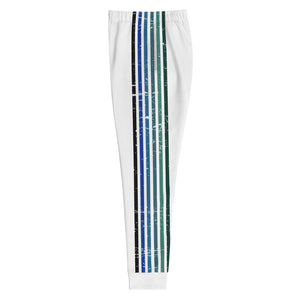 Lenni Retro Stripe White Track Pants