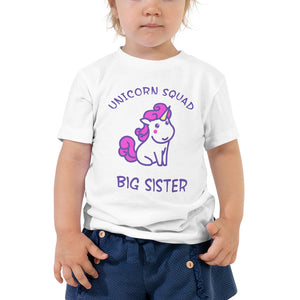 Unicorn Big Sister Kids Tee
