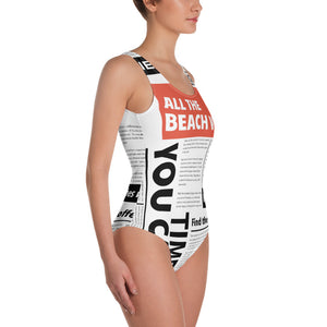 Beach News One-Piece Swimsuit