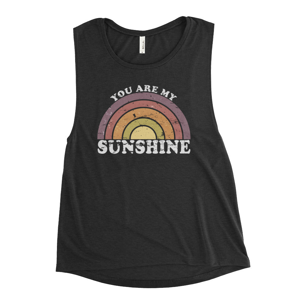 Sunshine Muscle Tank Black