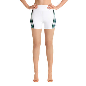 Lenni Retro Stripes White Shorts