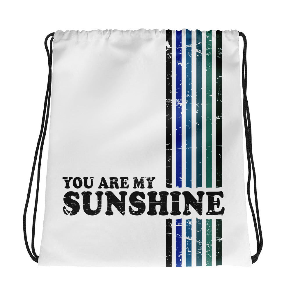 Lenni Sunshine White Drawstring bag