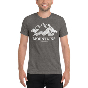 Mountains Are Calling Men's Tri-blend Tee