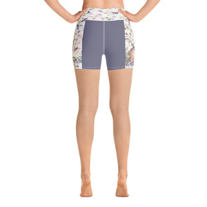 Alexandra Purple Floral Shorts