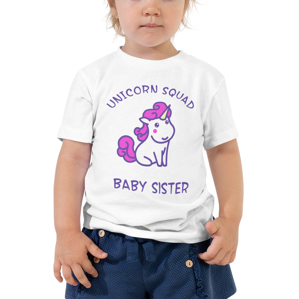 Unicorn Baby Sister Kids Tee