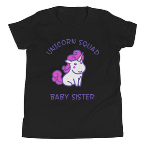 Unicorn Baby Sister Youth Tee