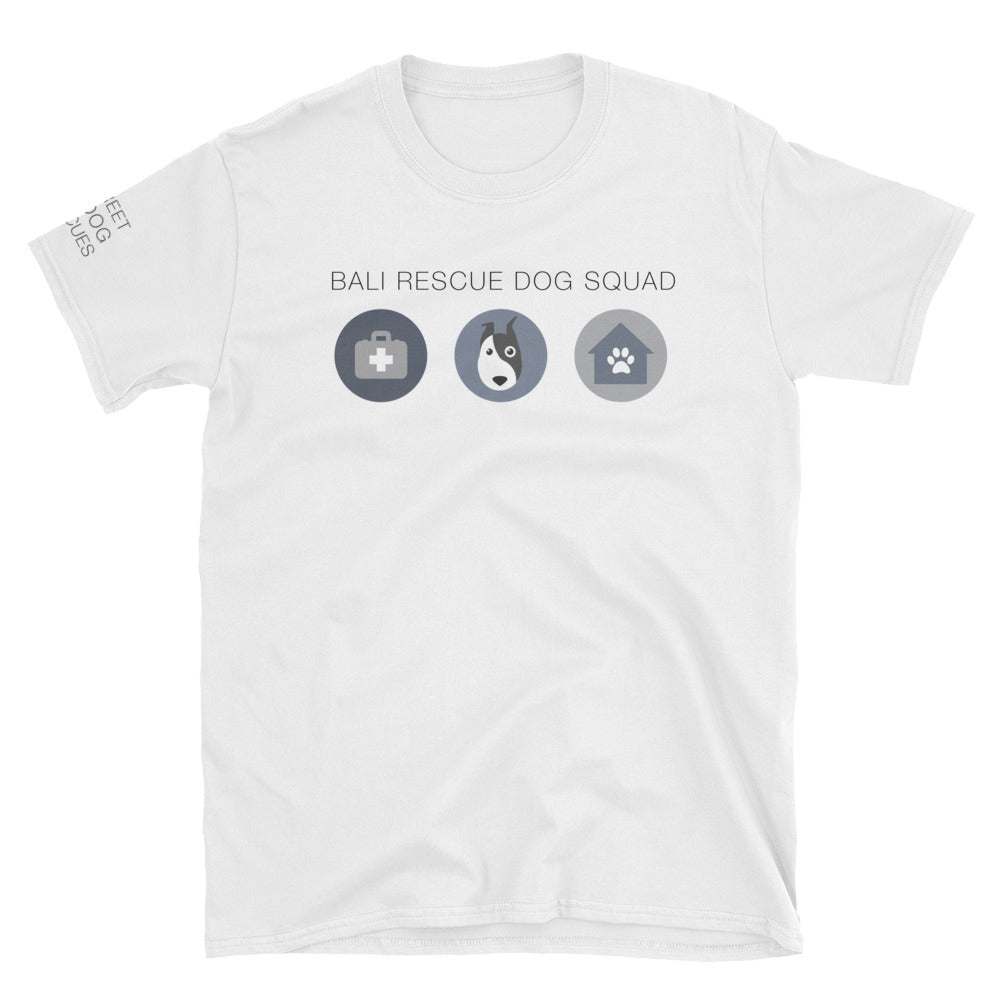 Bali Rescue Dog Squad Charity Tee White/Grey