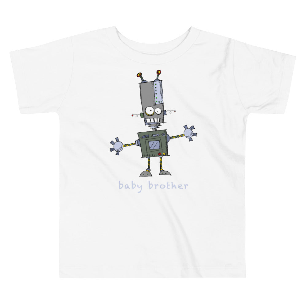 Robot Baby Brother Kids Tee