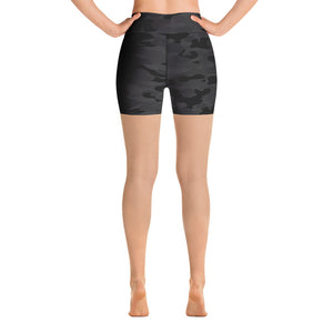 Ruby Black Camo Shorts