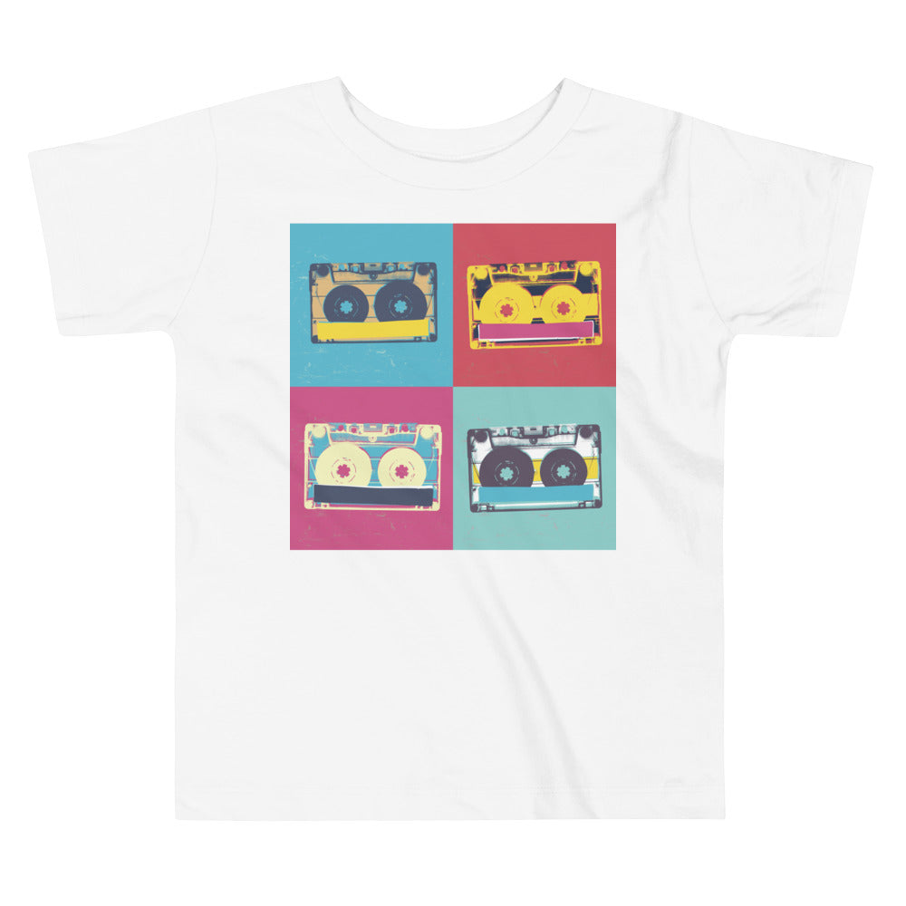 Cassette Tape Pop Art Kids Tee