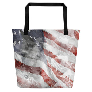 American Girl Flag Gym Bag