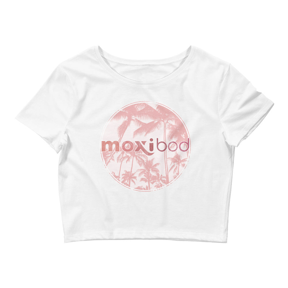 Palm Tree Moxibod Crop Tee