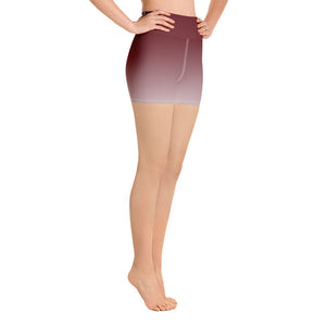 Lola Maroon Ombre Shorts