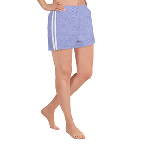 Periwinkle Stripes Athletic Shorts