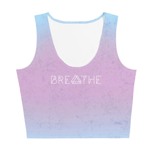 Breathe Pink Mermaid Crop Top