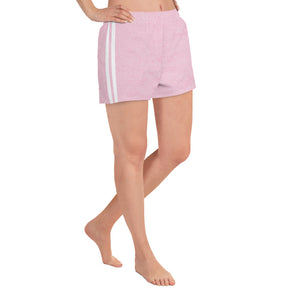Pink Stripes Athletic Shorts