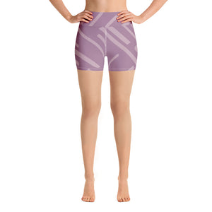 Lexi Purple Stripe Shorts