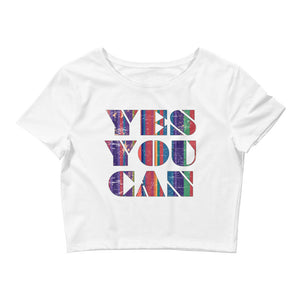 Yes You Can Crop Tee