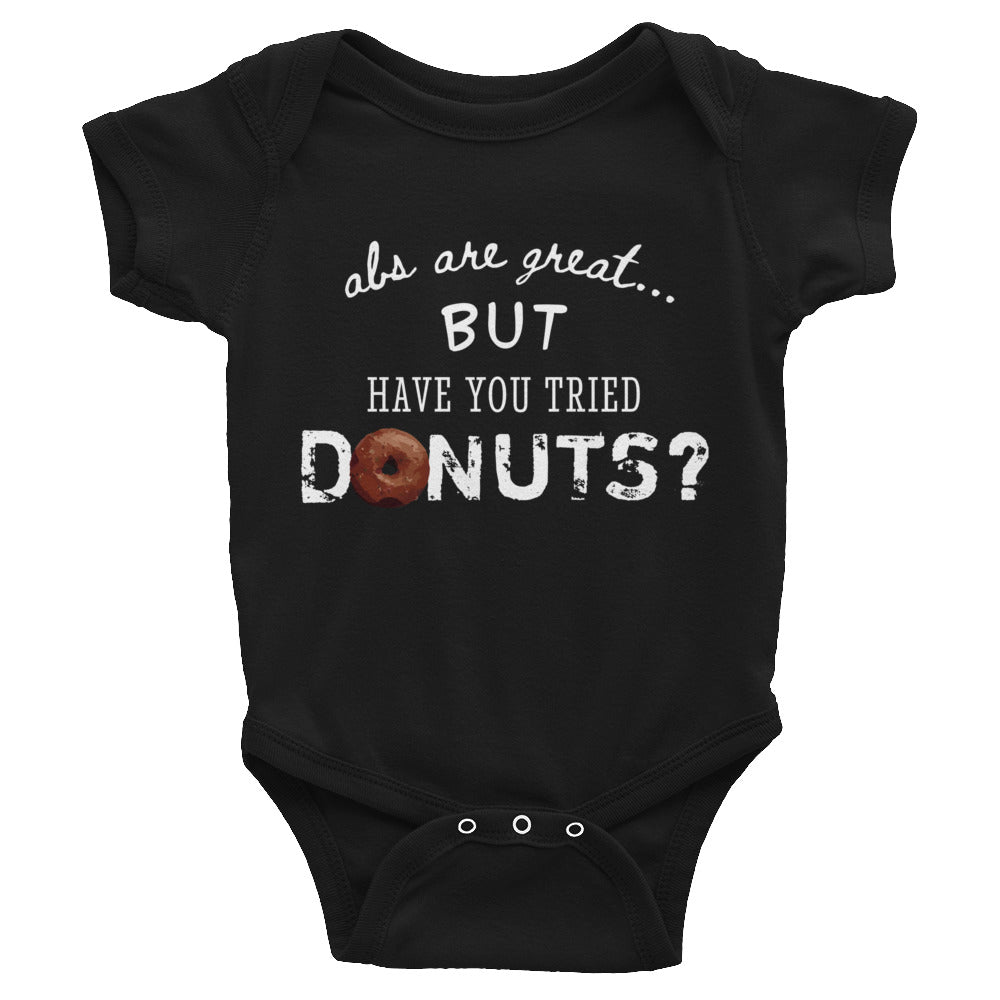 Chocolate Donut Baby Bodysuit