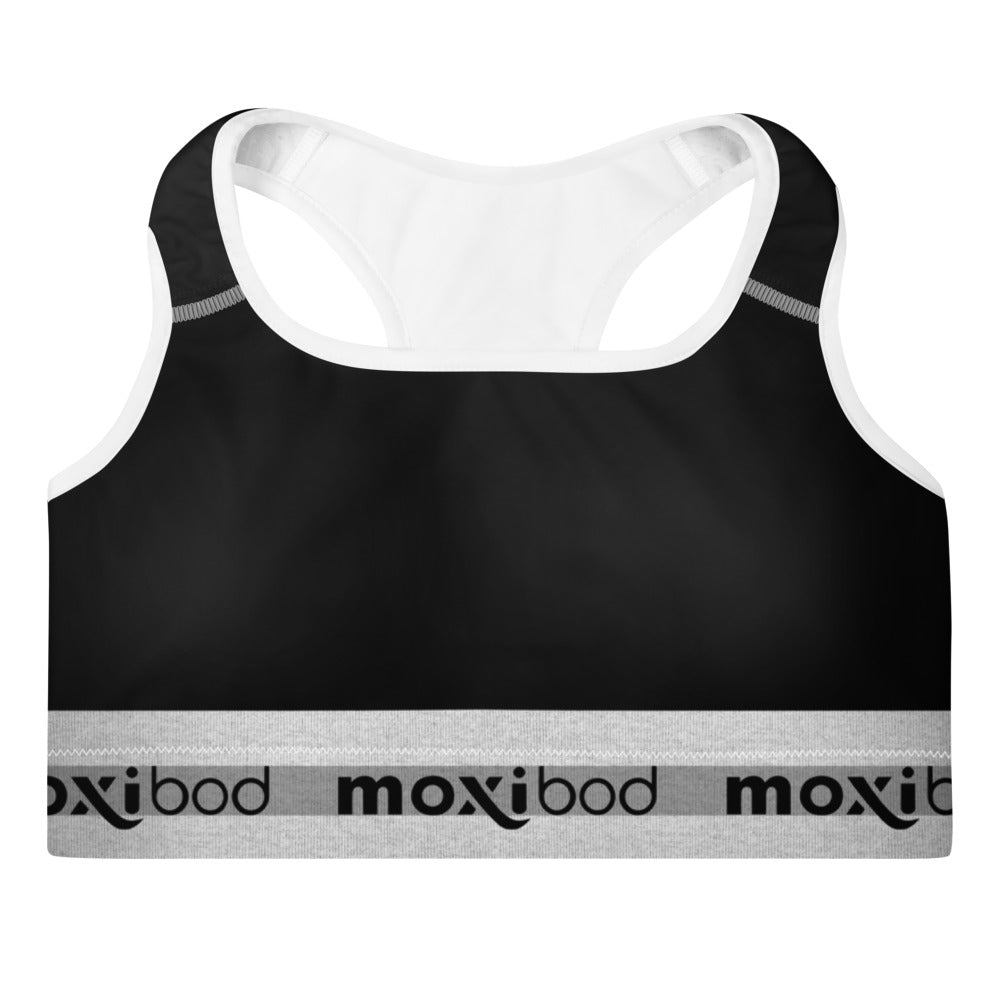 Brooklyn Black Moxibod Padded Sports Bra